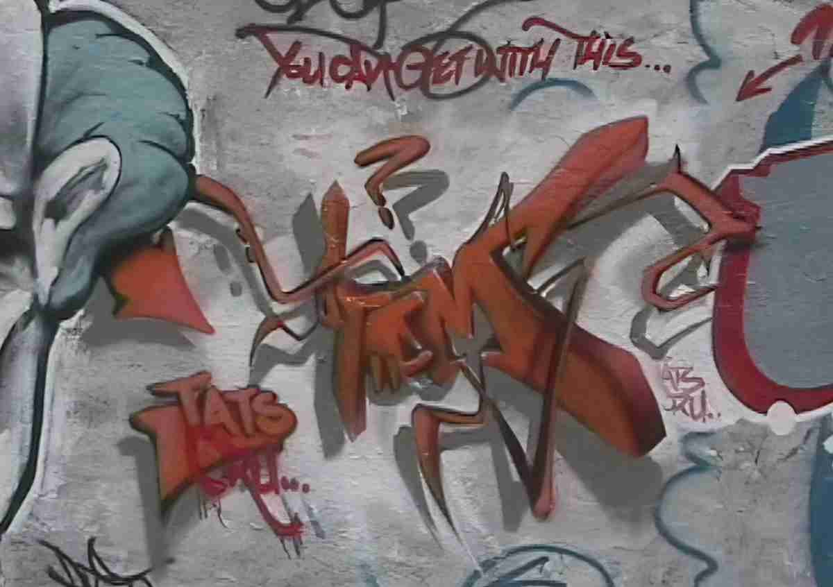 Street Art 4241 4238 GRAFFITI A4 Photo Print