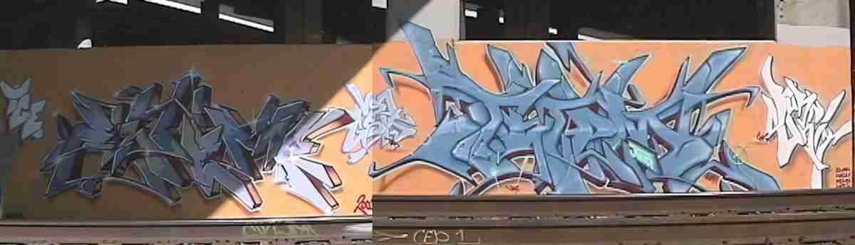 Street Art 4248 4245 GRAFFITI A4 Photo Print