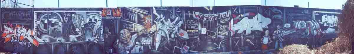 Street Art 4251 4248 GRAFFITI A4 Photo Print
