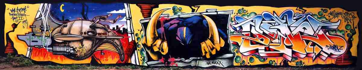 Street Art 4258 4255 GRAFFITI A4 Photo Print