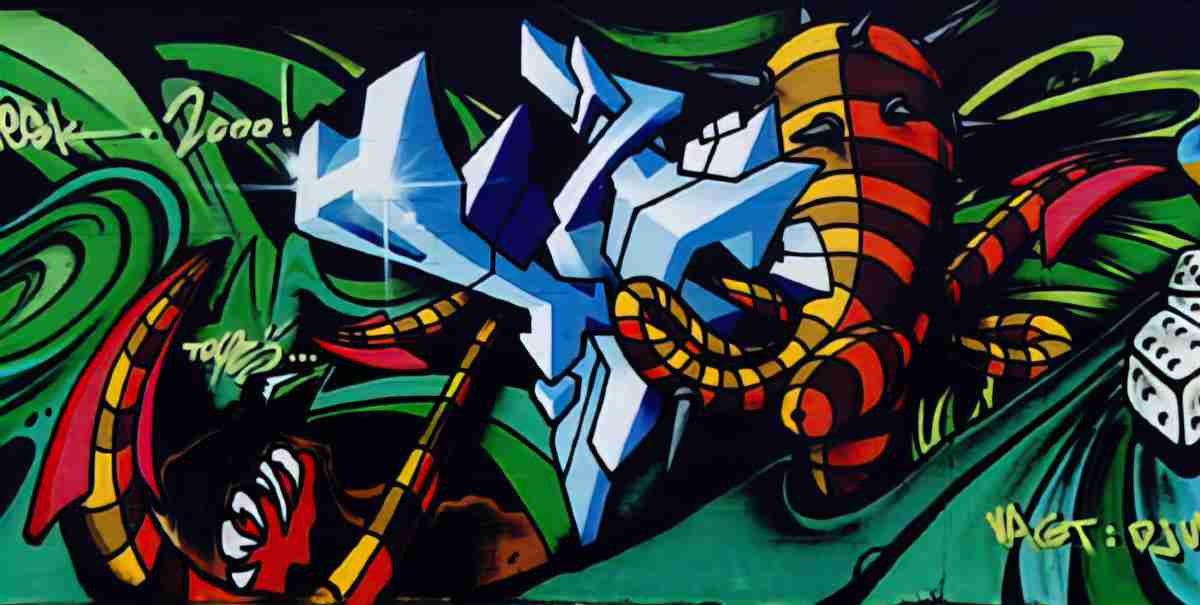 Street Art 4262 4260 GRAFFITI A4 Photo Print