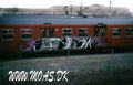 Street Art 4345 4343 GRAFFITI A4 Photo Print