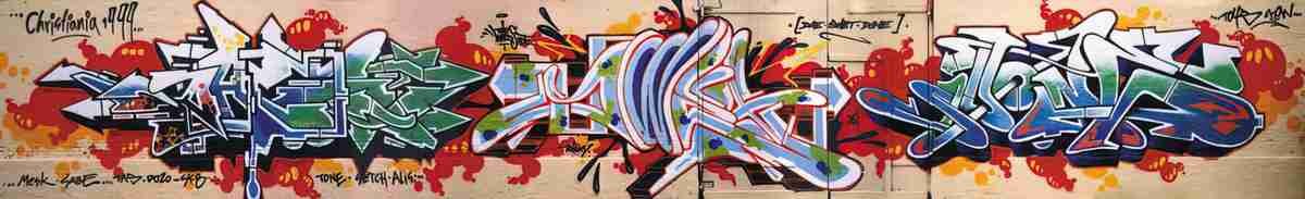 Street Art 4399 4398 GRAFFITI A4 Photo Print