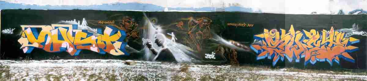 Street Art 4401 4400 GRAFFITI A4 Photo Print