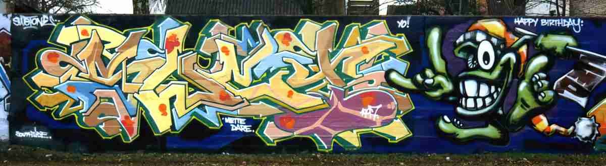 Street Art 4420 4419 GRAFFITI A4 Photo Print