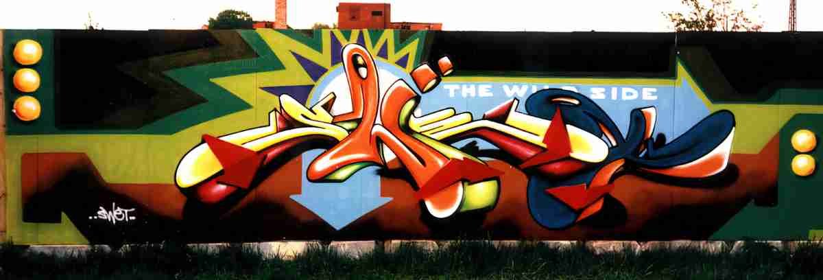 Street Art 4421 4420 GRAFFITI A4 Photo Print