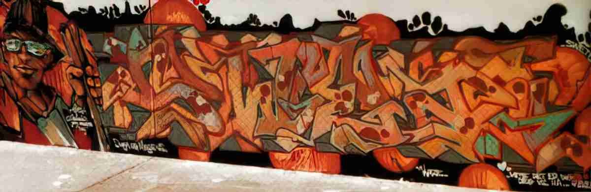 Street Art 4431 4430 GRAFFITI A4 Photo Print