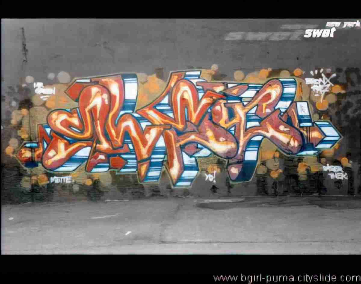Street Art 4436 4435 GRAFFITI A4 Photo Print