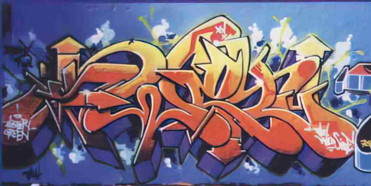 Street Art 4438 4437 GRAFFITI A4 Photo Print