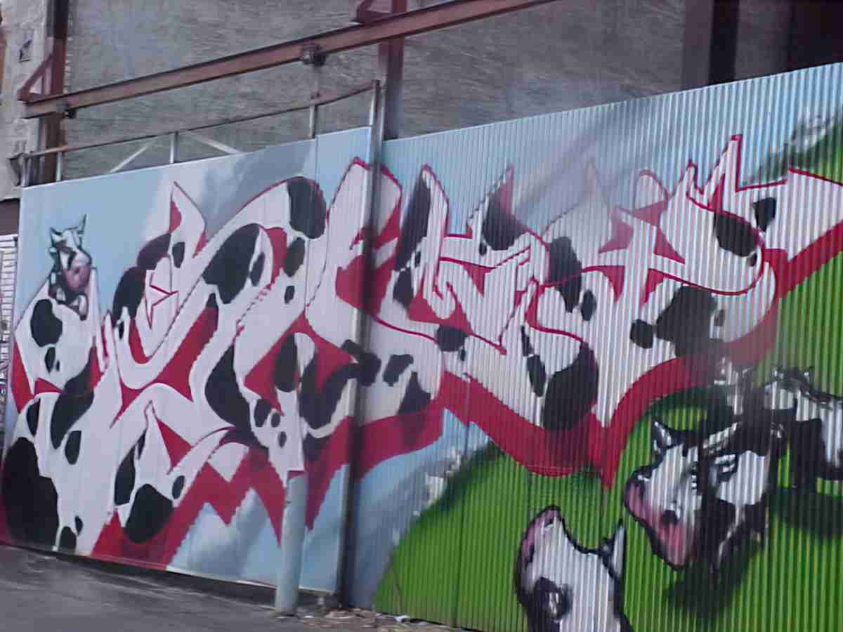 Street Art 4440 4439 GRAFFITI A4 Photo Print