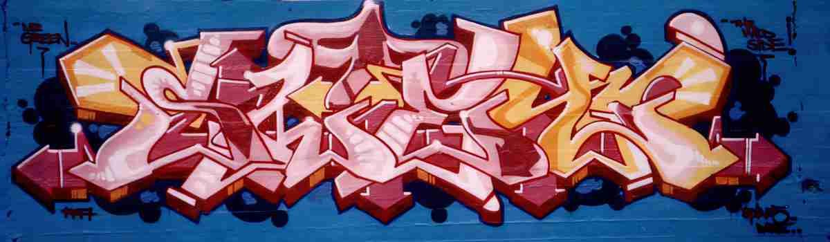 Street Art 4445 4444 GRAFFITI A4 Photo Print