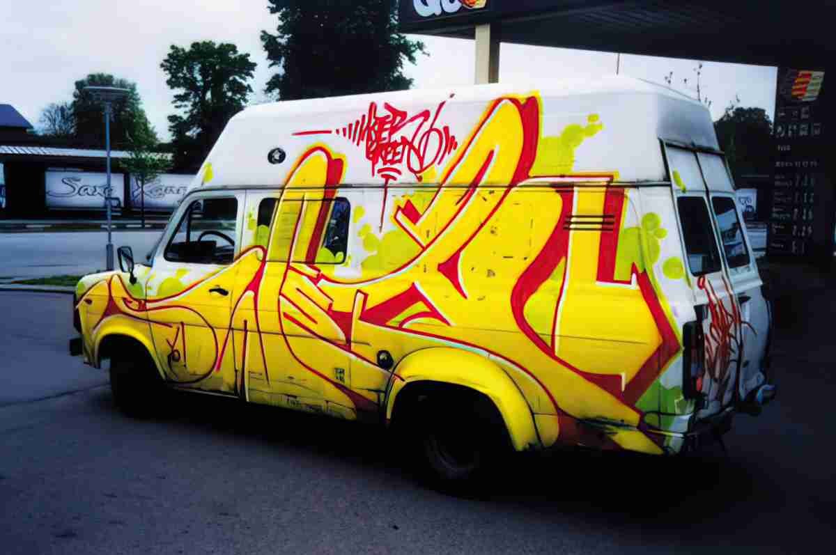 Street Art 4448 4447 GRAFFITI A4 Photo Print