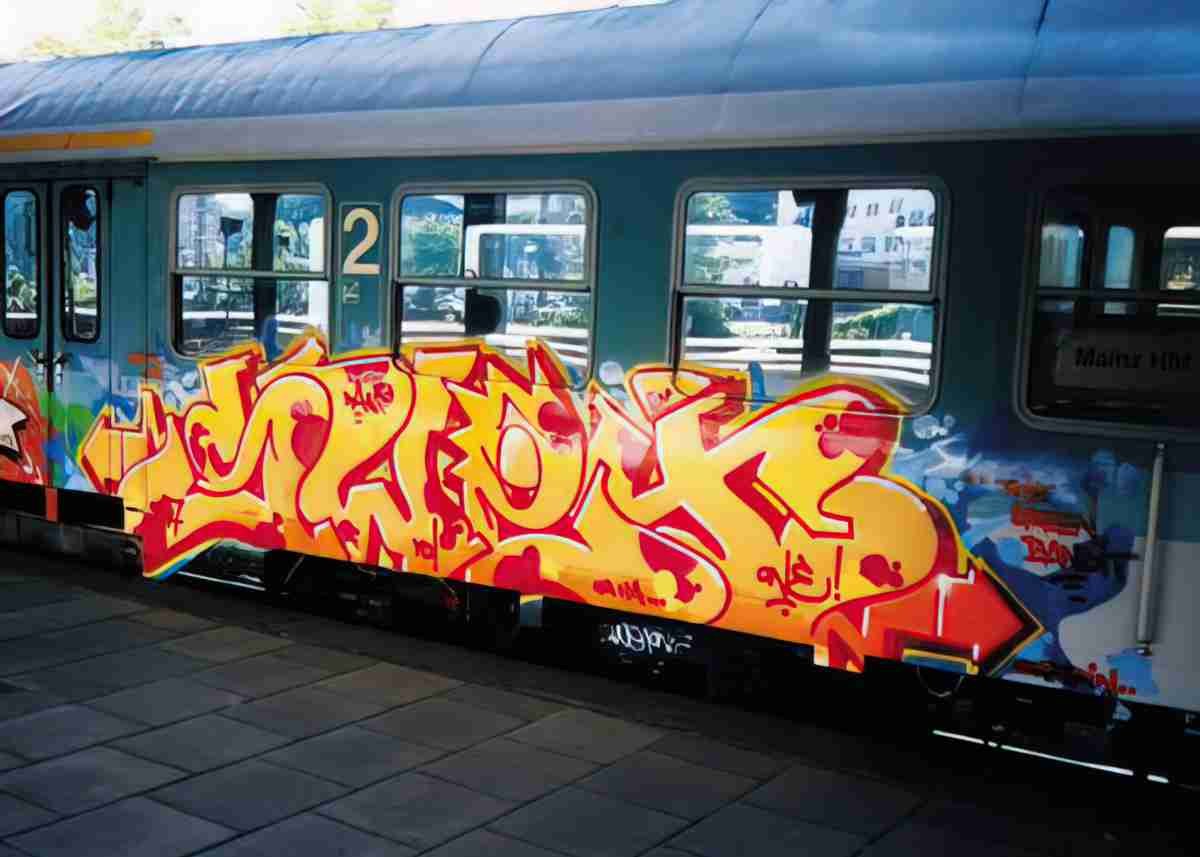 Street Art 4454 4453 GRAFFITI A4 Photo Print
