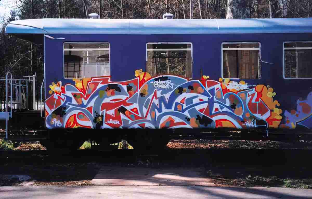 Street Art 4460 4459 GRAFFITI A4 Photo Print