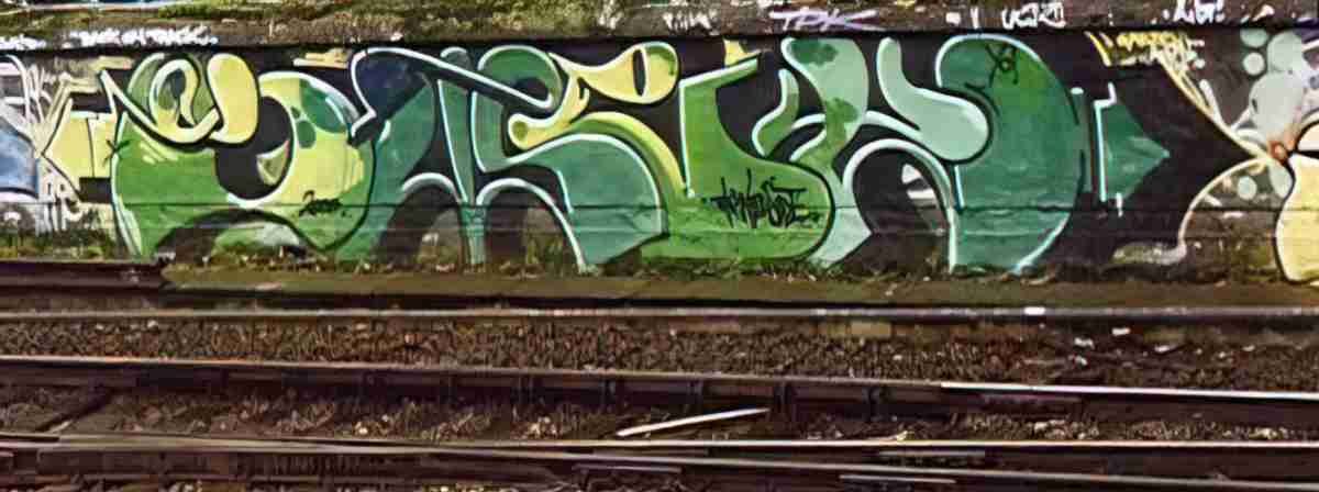 Street Art 4465 4465 GRAFFITI A4 Photo Print