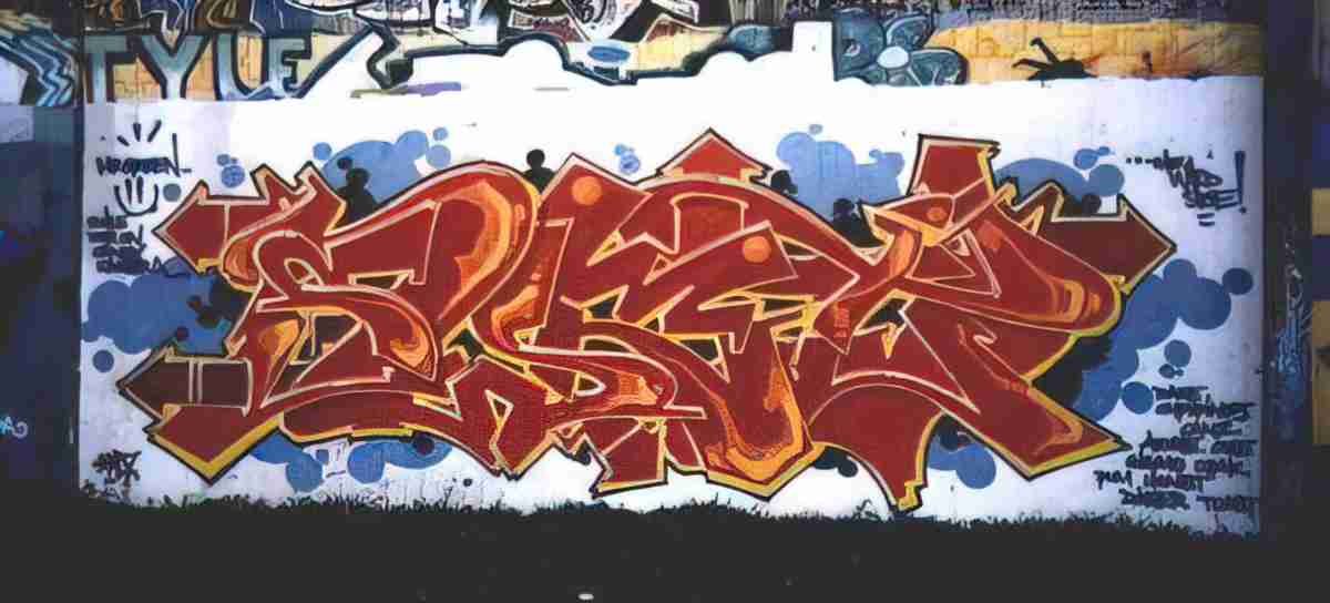 Street Art 4466 4466 GRAFFITI A4 Photo Print