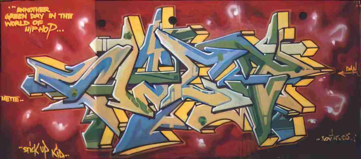 Street Art 4468 4468 GRAFFITI A4 Photo Print