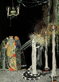 Street Art Street Art Kay Nielsen in powder and crinoline 1912 2 A4 Photo Print