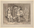 Street Revelry Scene GB Cartoon Vintage Retro Advert Poster