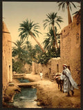 Street in the old town I Biskra Vintage A4 Photo Print