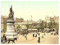 Street scenePlace Clichy Paris Vintage A4 Photo Print