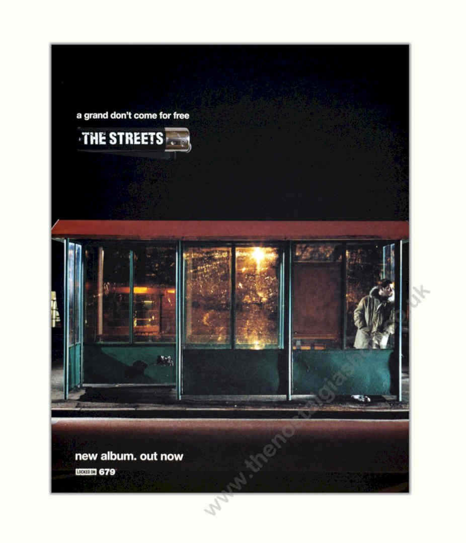 Streets Bus Shelter Vintage Retro Advert Poster A4 Photo Print