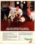 Stressed Chef Carpet 1980s Vintage Retro Advert