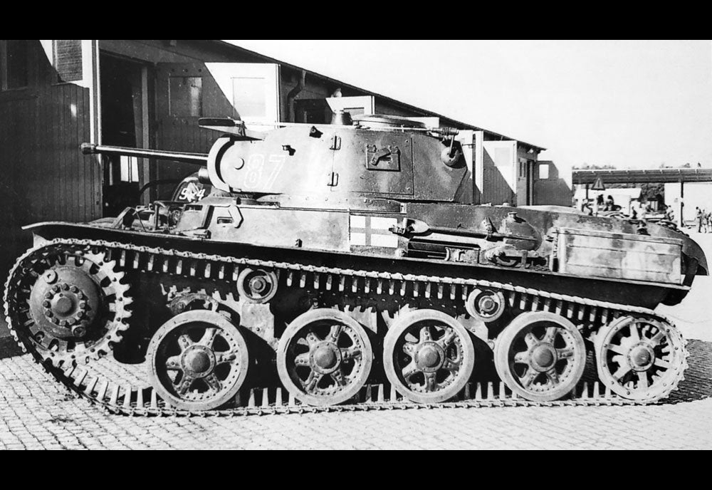 Stridsvagn Strv M39 Light Tank Sweden A4 Photo Print