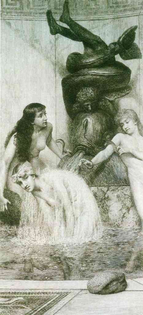 Strigilis And Sponges 2 Alma Tadema A4 Photo Print