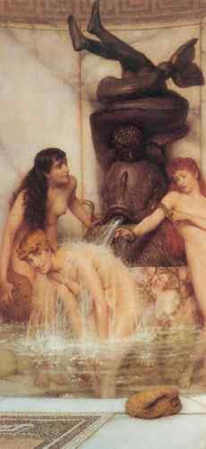 Strigils And Sponges Lawrence Alma Tadema A4 Photo Print