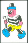 Striped Convict Archive 1990s Vintage Retro Advert
