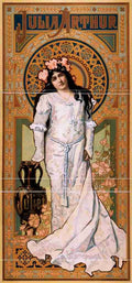Strobridge Litho Co Julia Arthur as Juliet c1899 A4 Photo Print