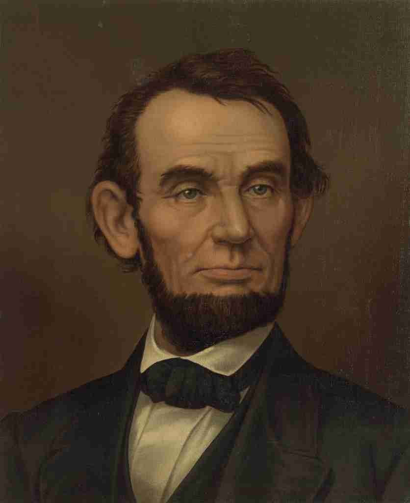 Strobridge & Co Lith Print c1877 Abraham Lincoln A4 Photo Print