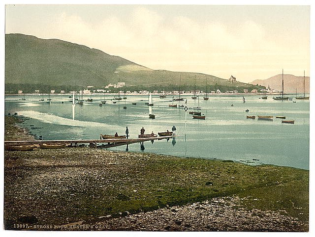 Strone from Hunters Quay Vintage A4 Photo Print