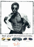 Stronglasses Rayban W101 1990s Vintage Retro Advert