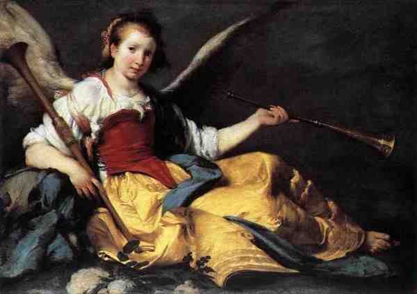 Strozzi Bernardo A Personification Of Fame A4 Photo Print