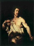 Strozzi Bernardo David With The Head Of Goliath A4 Photo Print