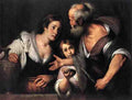 Strozzi Bernardo Prophet Elijah And The Widow Of Sarepta A4 Photo Print