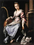 Strozzi Bernardo St Cecilia A4 Photo Print