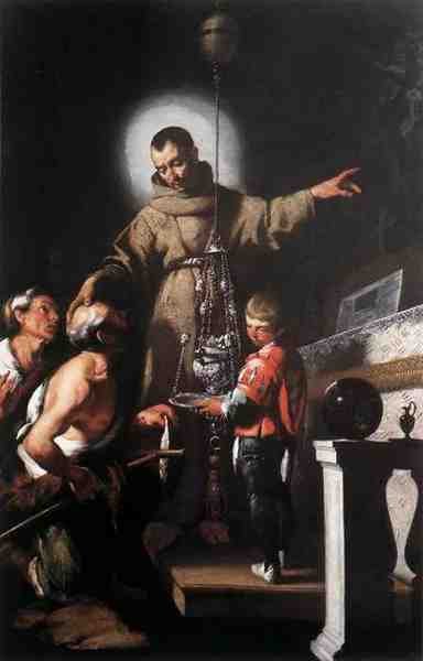 Strozzi Bernardo The Miracle Of St Diego Of Alcantara A4 Photo Print