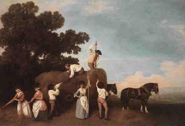 Stubbs George Haymaking A4 Photo Print