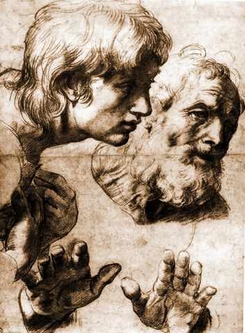 Studies For The Transfiguration A4 Photo Print