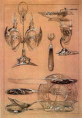 Studies1 1902 52X39Cm Crayon Gouache A4 Photo Print