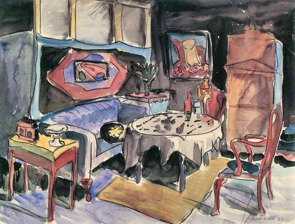 Studio Cover Walter Gramatte Expressionism A4 Photo Print