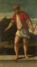 Studio of Bonifazio di Pitati A Huntsman A4 Photo Print