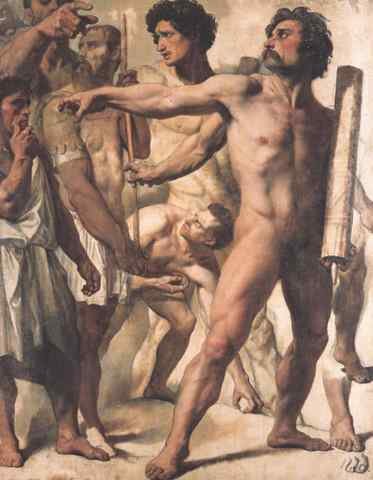 Study For The Martyrdom Of St Symphorien A4 Photo Print