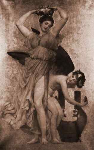 Study II Lord Frederick Leighton  A4 Photo Print