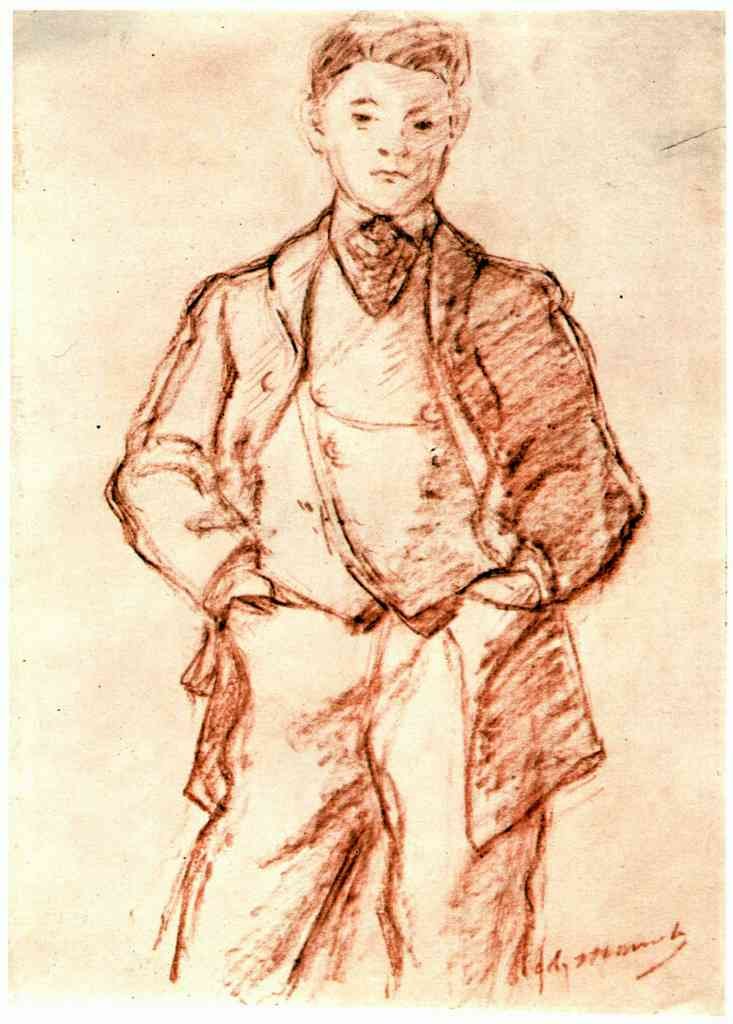 Study Of A Boy Manet A4 Photo Print
