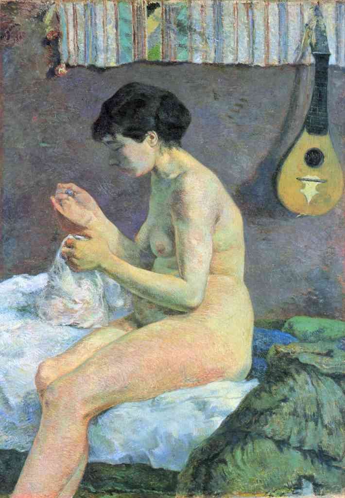 Study Of A Nude Gauguin A4 Photo Print