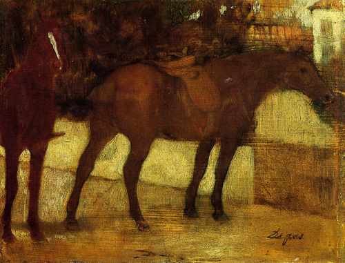 Study Of Horses 1873 1880 Pc A4 Photo Print
